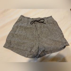 LOFT Linen Drawstring Shorts - Size Small